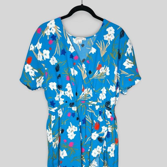 J.Crew Mercantile Floral Ruffle High Low Dress - Picture 2 of 6